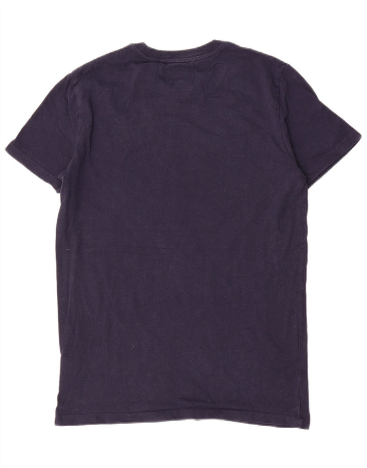 Superdry Herren T-Shirt-Oberteil aus Baumwolle in mittlerem Marineblau