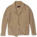 Offener Cardigan für Damen von Zara, Gr. 10, Größe S, Beige, Nylon