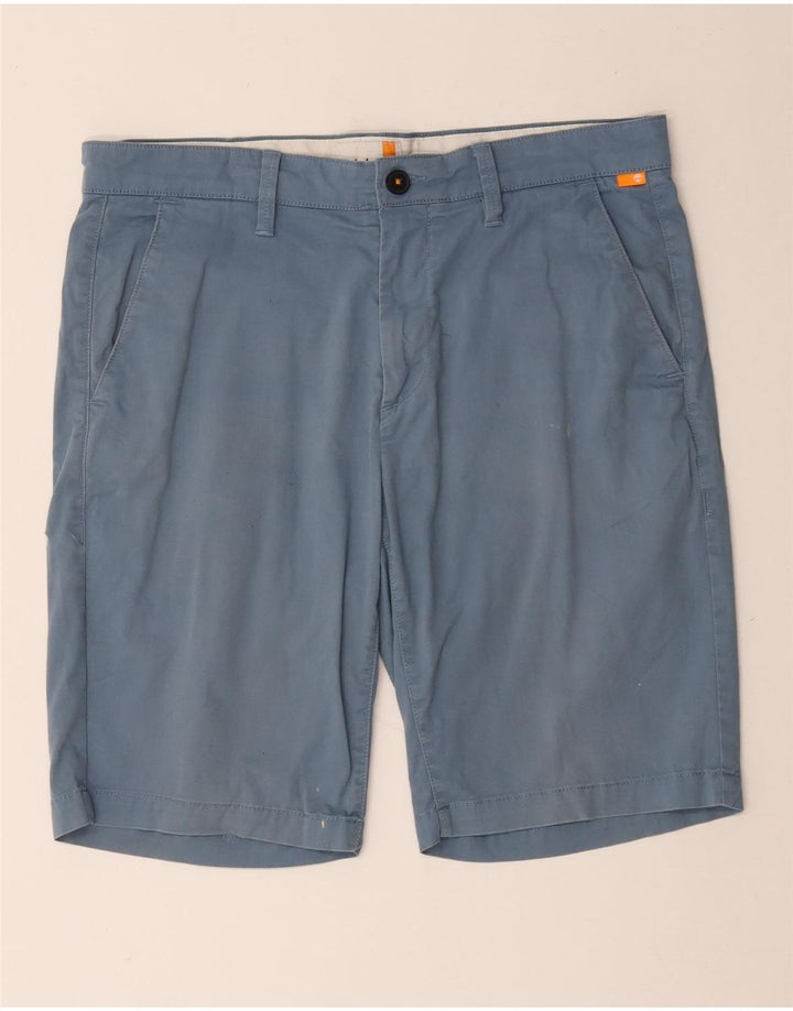 Timberland Herren Chinoshorts W32 mittelblaue Baumwolle