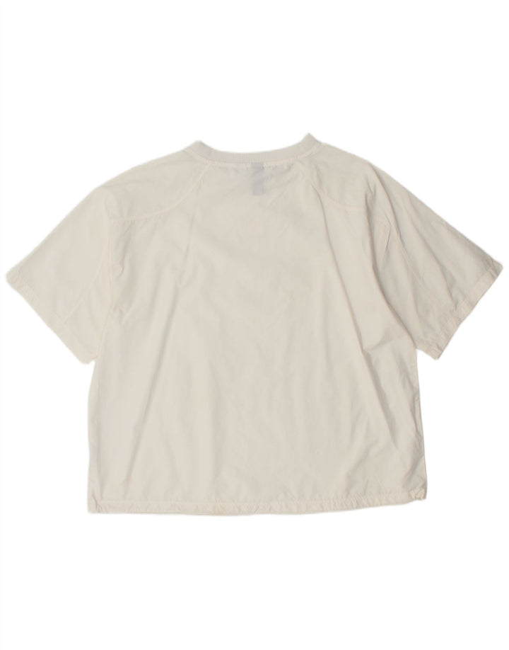 ADIDAS Damen T-Shirt Top UK 18 XL Off White