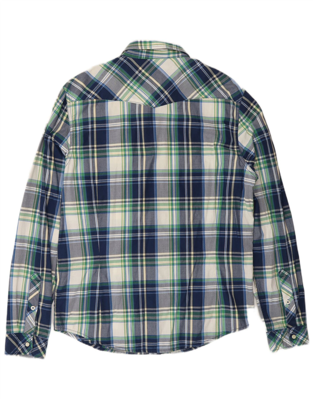 Lee Herrenhemd, groß, marineblau, kariert, Baumwolle