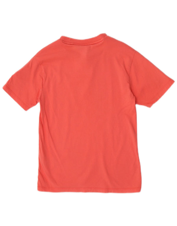 Adidas Damen Grafik T-Shirt Top UK 6 Small Rosa Baumwolle
