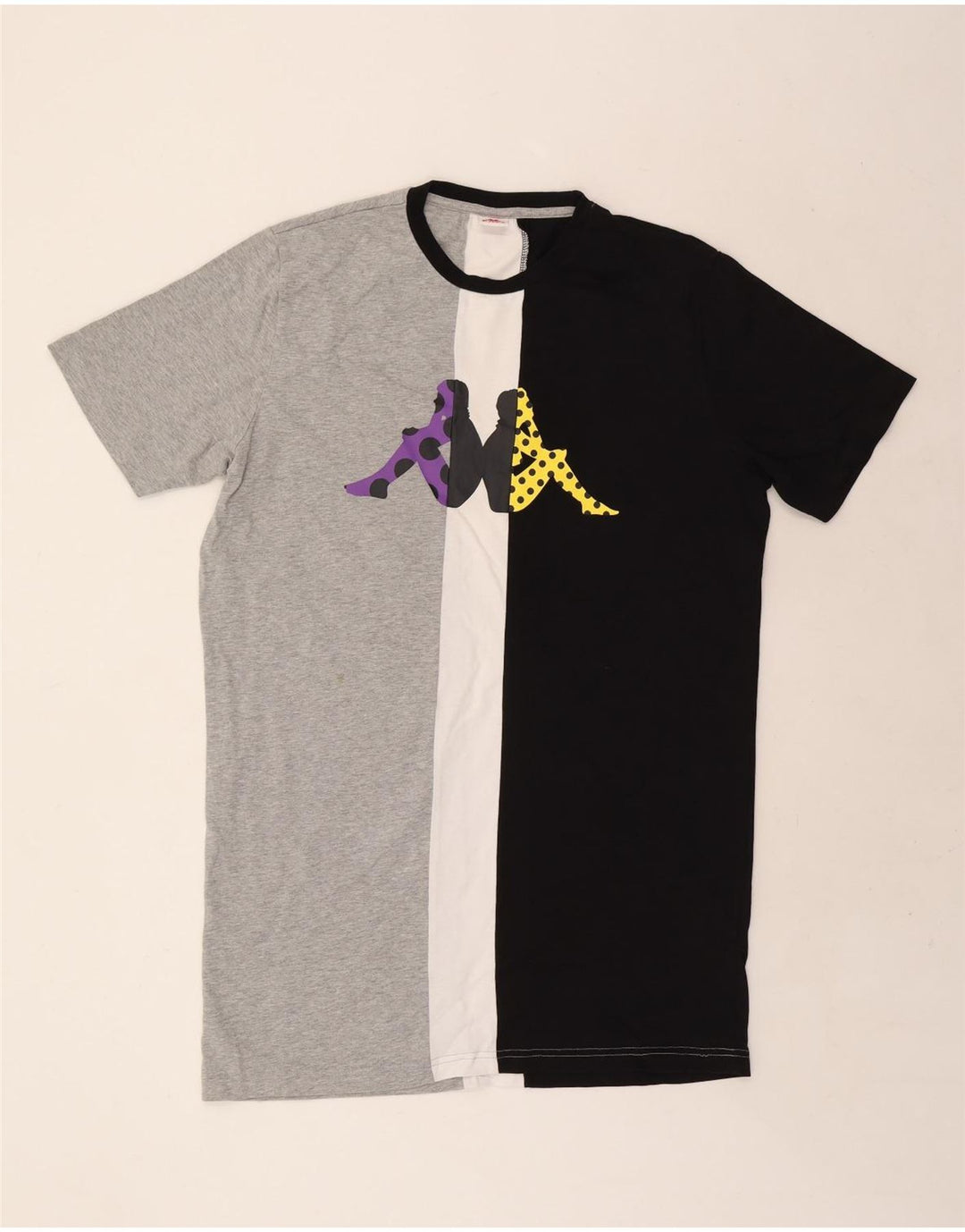 KAPPA Herren Grafik-T-Shirt-Oberteil XL Mehrfarbiger Farbblock