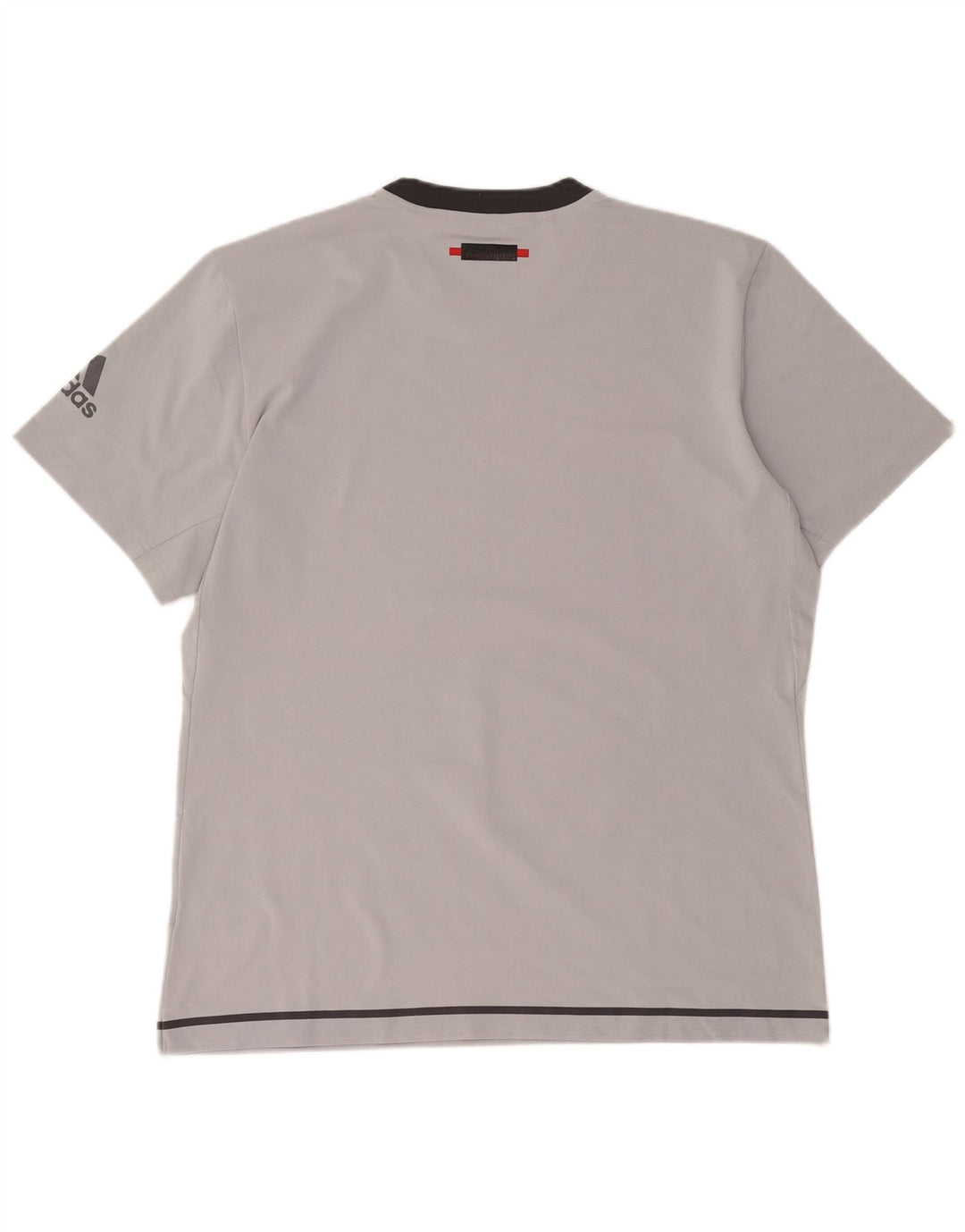 Adidas Herren Grafik T-Shirt Top XL Grau Polyester