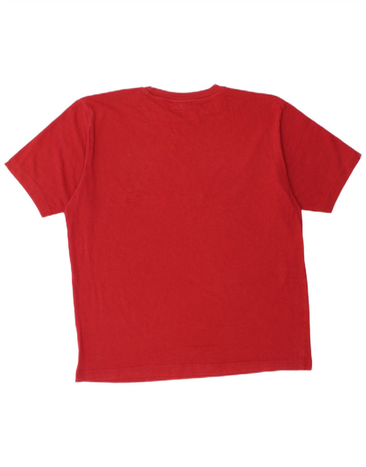CHAMPION Mens Graphic T-Shirt Top Large Red