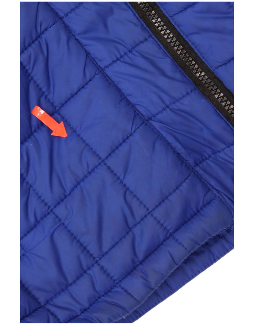 Superdry Damen Wattierte Jacke mit Kapuze, UK 10, Small, Blau, Nylon