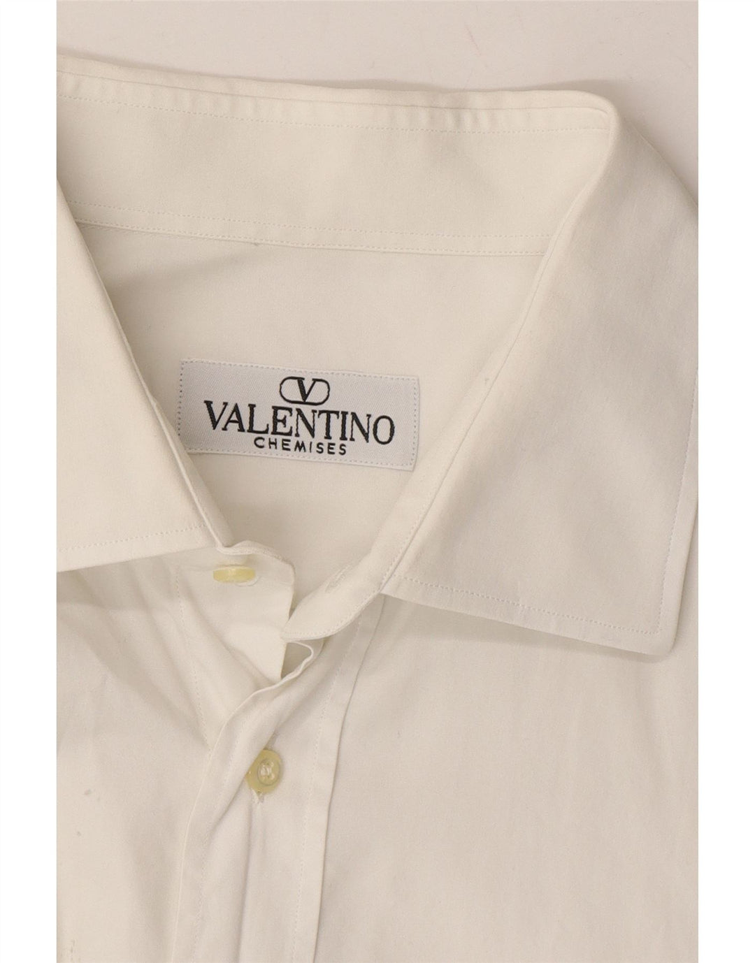 VALENTINO Mens Shirt Size 43 17 XL White Vintage Valentino and Second-Hand Valentino from Messina Hembry 