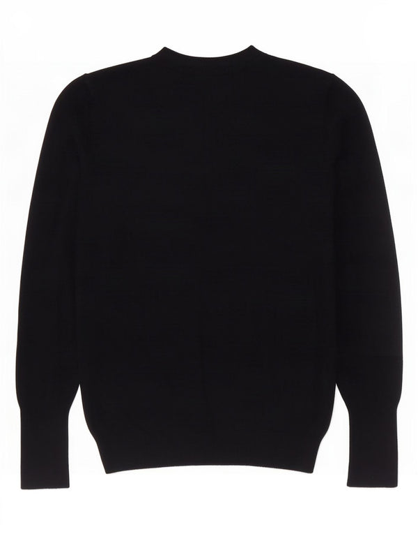 Zara Damen-Pullover mit Rundhalsausschnitt, Gr. 12, mittelschwarz