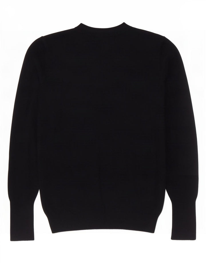 Zara Damen-Pullover mit Rundhalsausschnitt, Gr. 12, mittelschwarz