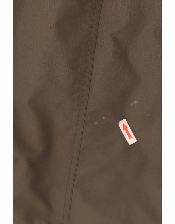 Fat Face Wattierter Damenmantel mit Kapuze, UK 12, Medium Khaki, Nylon