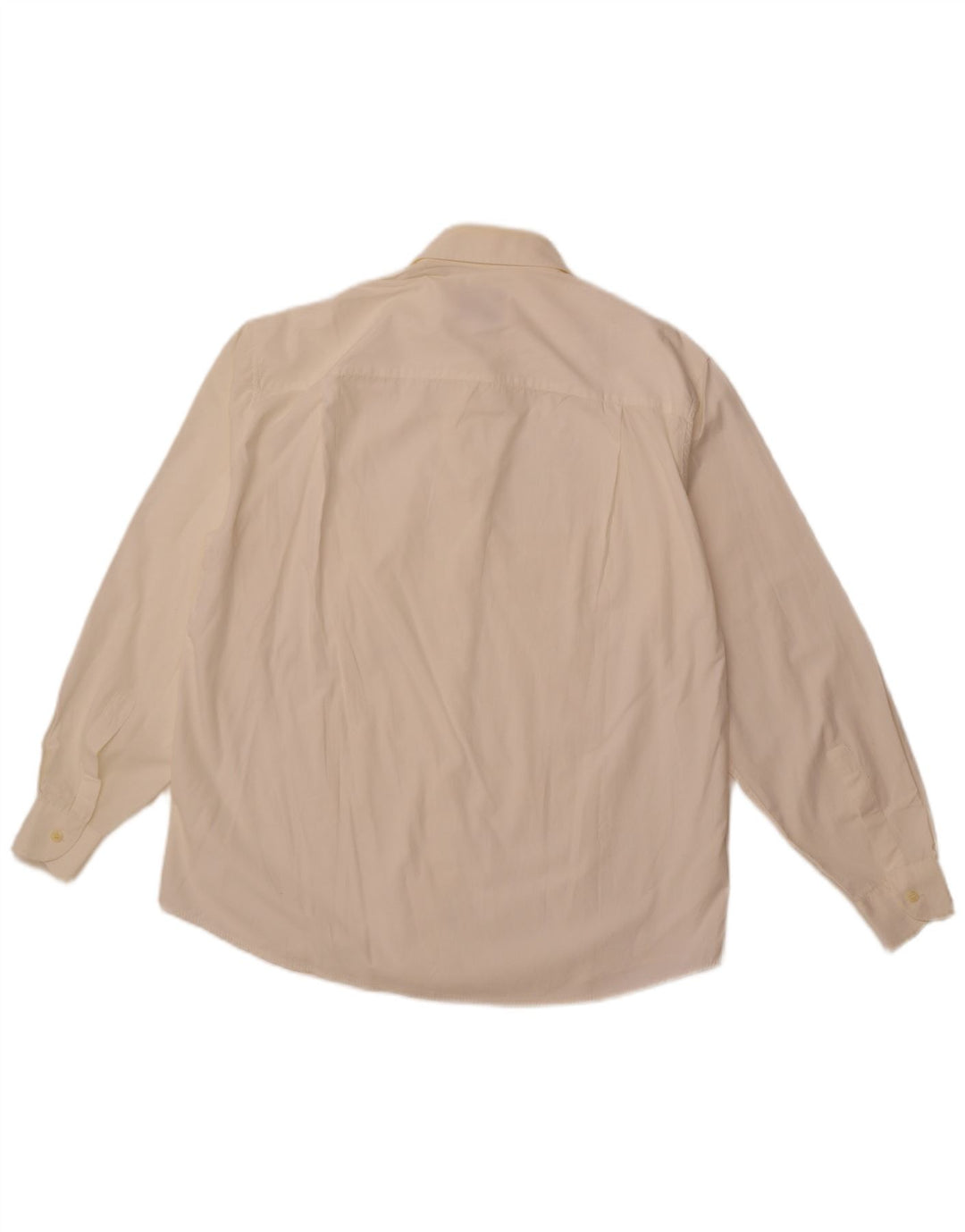 AZZURRA Herrenhemd, groß, cremefarbene Baumwolle