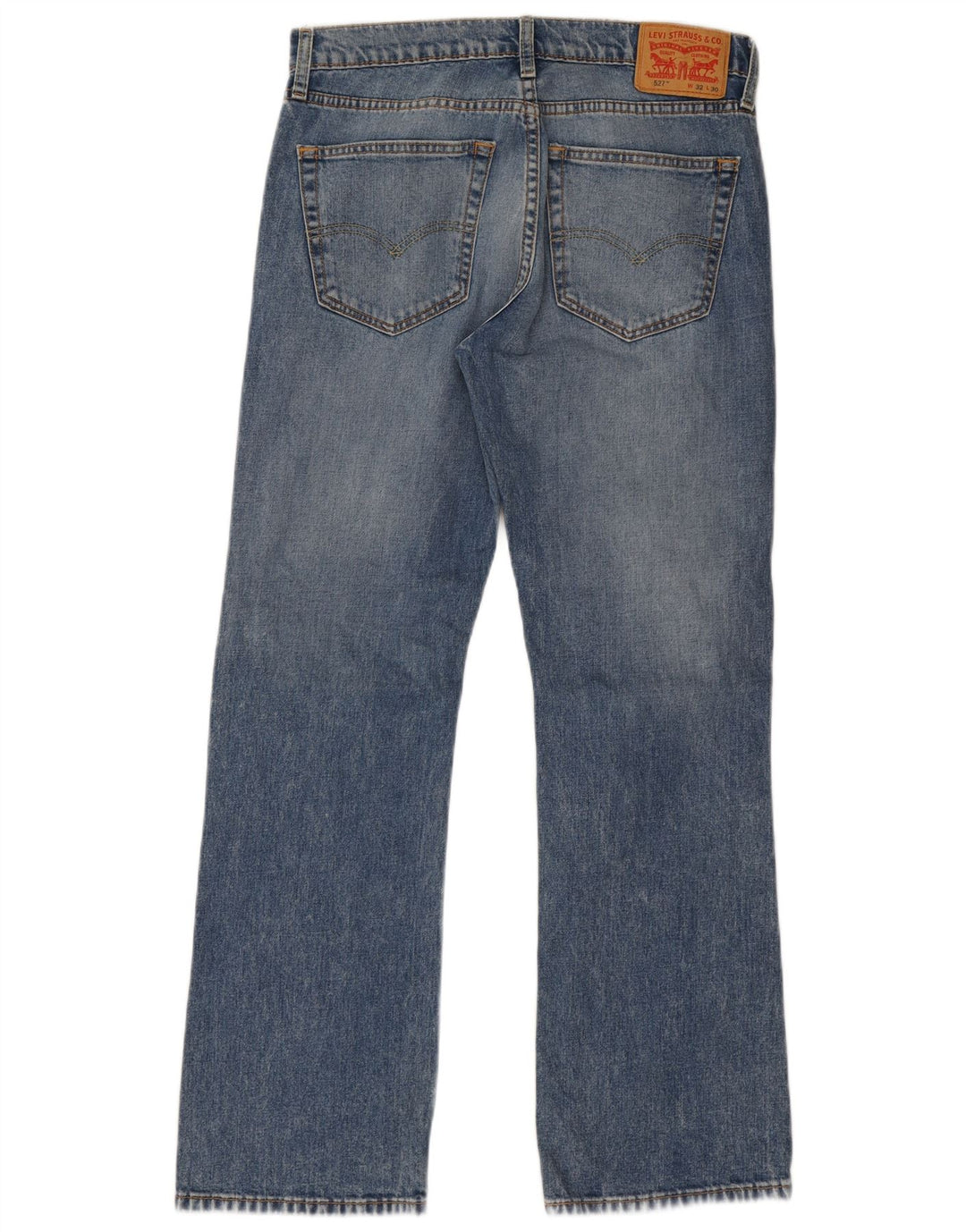 Levi's Herren 527 Slim Bootcut Jeans W32 L30 Blaue Baumwolle