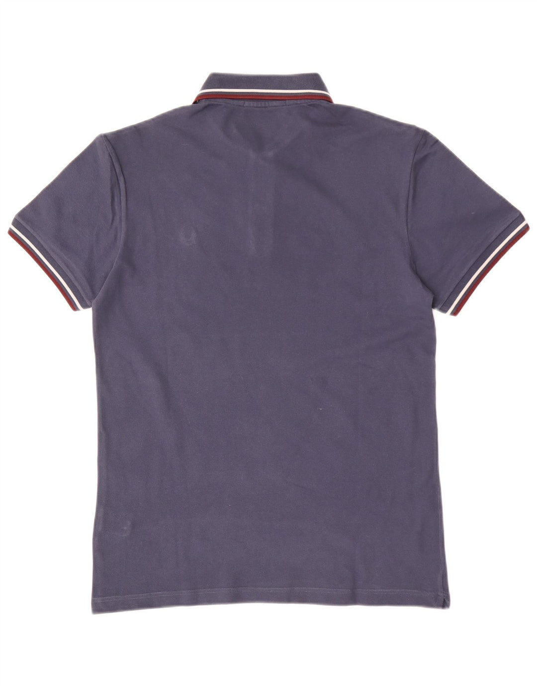 Leichtes und dehnbares Herren-Poloshirt aus mittelblauer Baumwolle von Fred Perry
