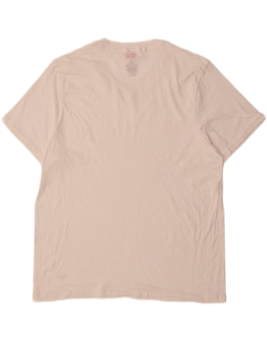 LEVI'S Mens T-Shirt Top Large White Cotton