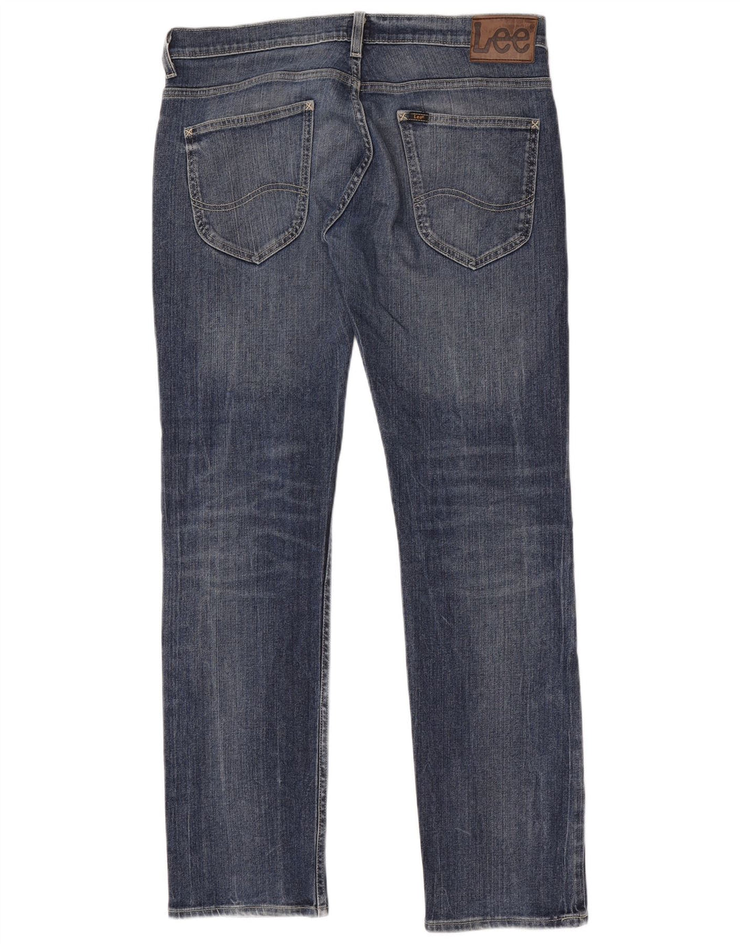 Lee Herren Powell Slim Jeans W34 L34 Blaue Baumwolle