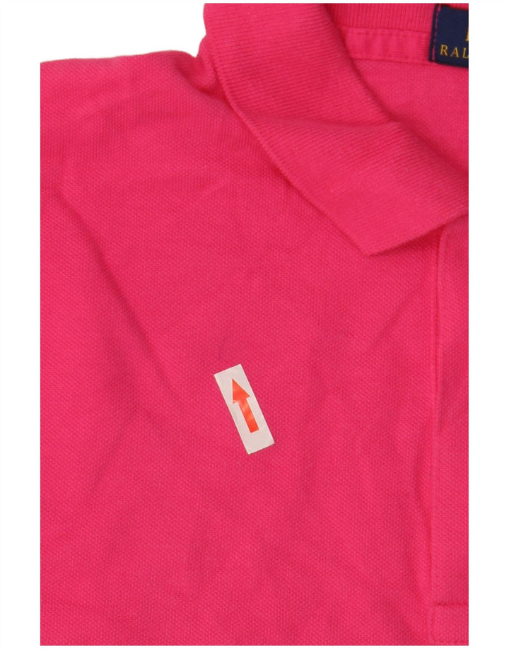 Polo Ralph Lauren Herren-Hemd, groß, rosa, Baumwolle