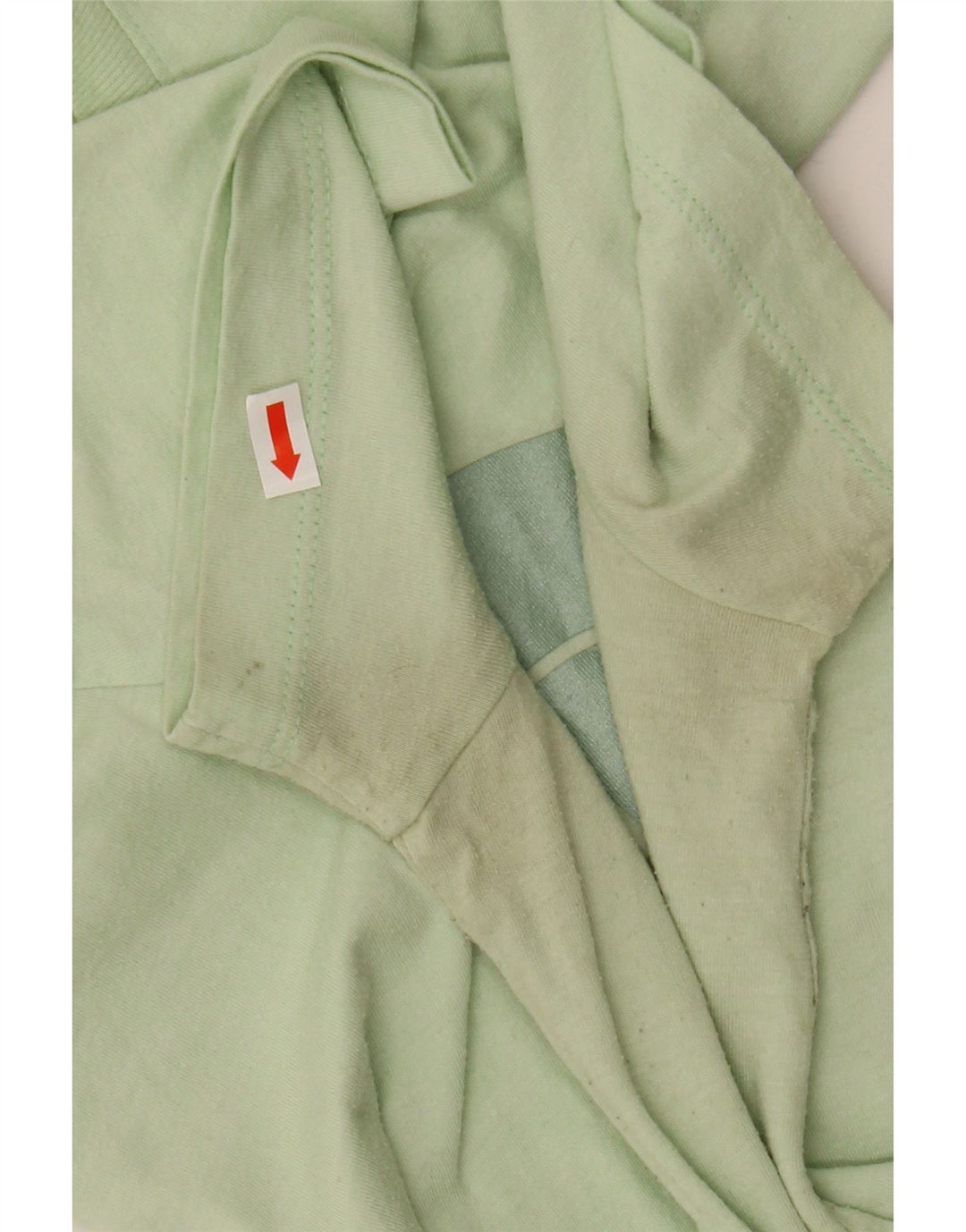 THE NORTH FACE Damen Grafik-T-Shirt-Oberteil UK 14 Mittelgrünes Polyester