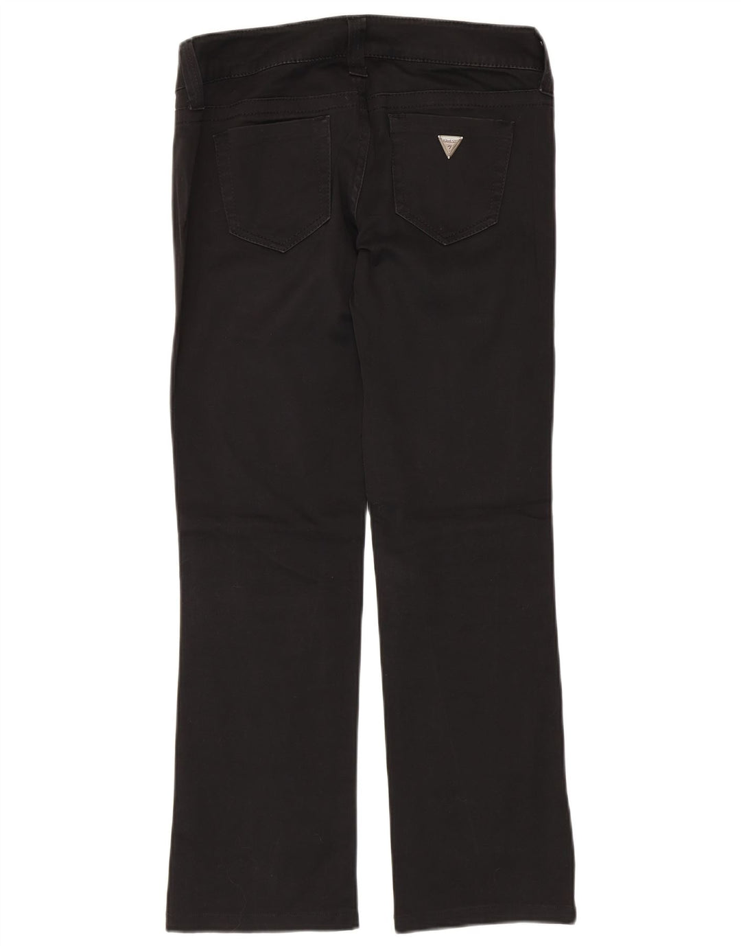 Guess Bootcut-Jeans für Damen, W28, L29, schwarze Baumwolle