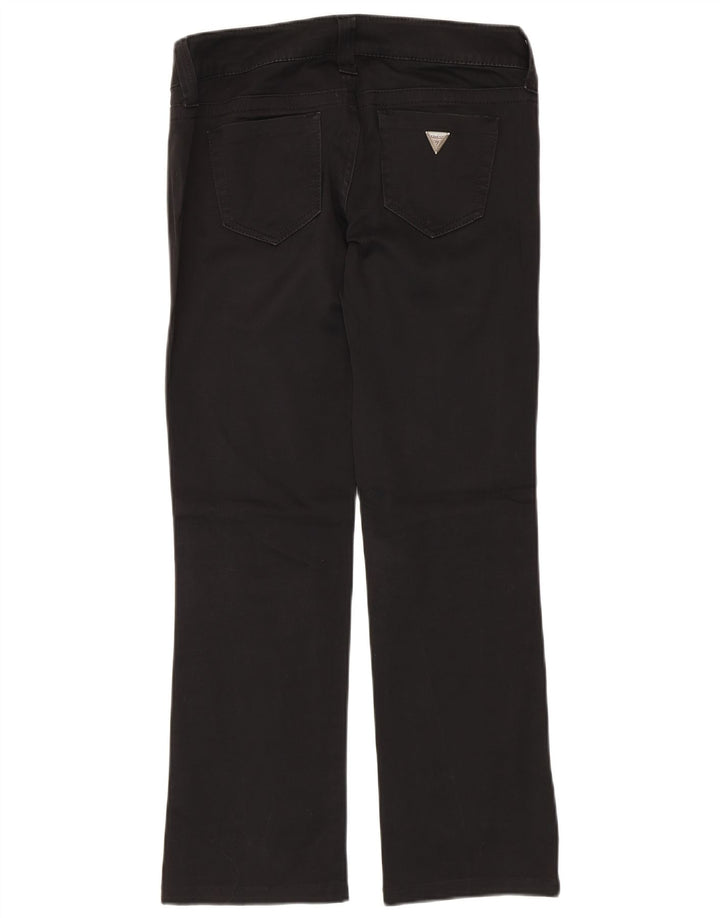 Guess Bootcut-Jeans für Damen, W28, L29, schwarze Baumwolle