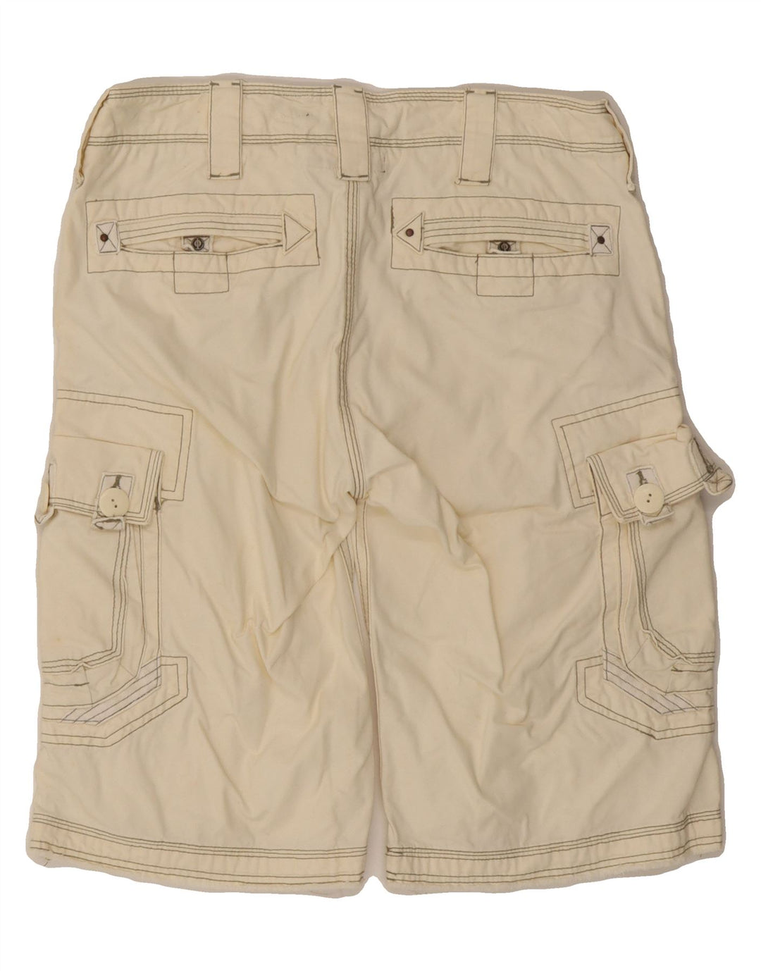 OVS Boys Cargo Shorts 13-14 Years W30 Beige Cotton Vintage OVS and Second-Hand OVS from Messina Hembry 