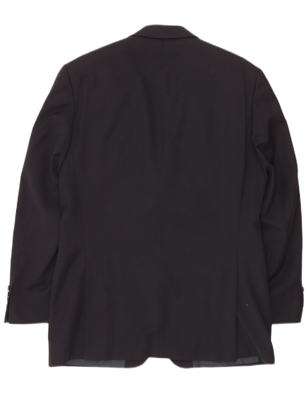 Hugo Boss Herren-Blazer mit 3 Knöpfen, EU 50, groß, schwarze Schurwolle