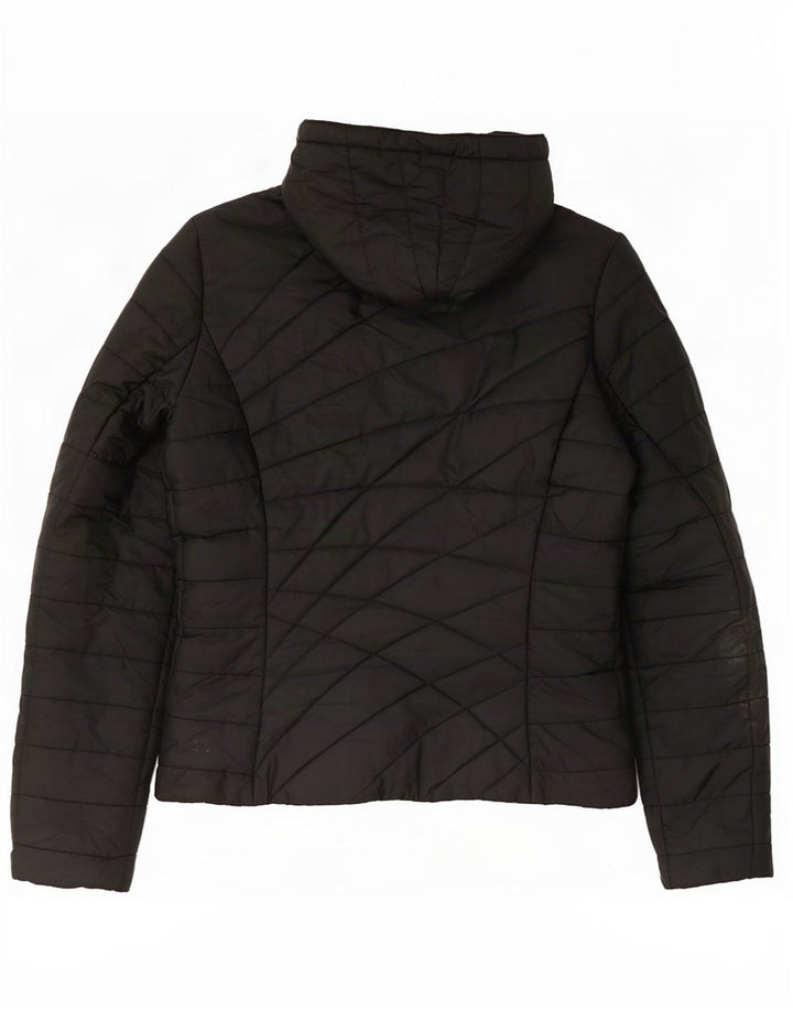 Refrigiwear Wattierte Damenjacke mit Kapuze IT 48 Large Schwarz Polyamid