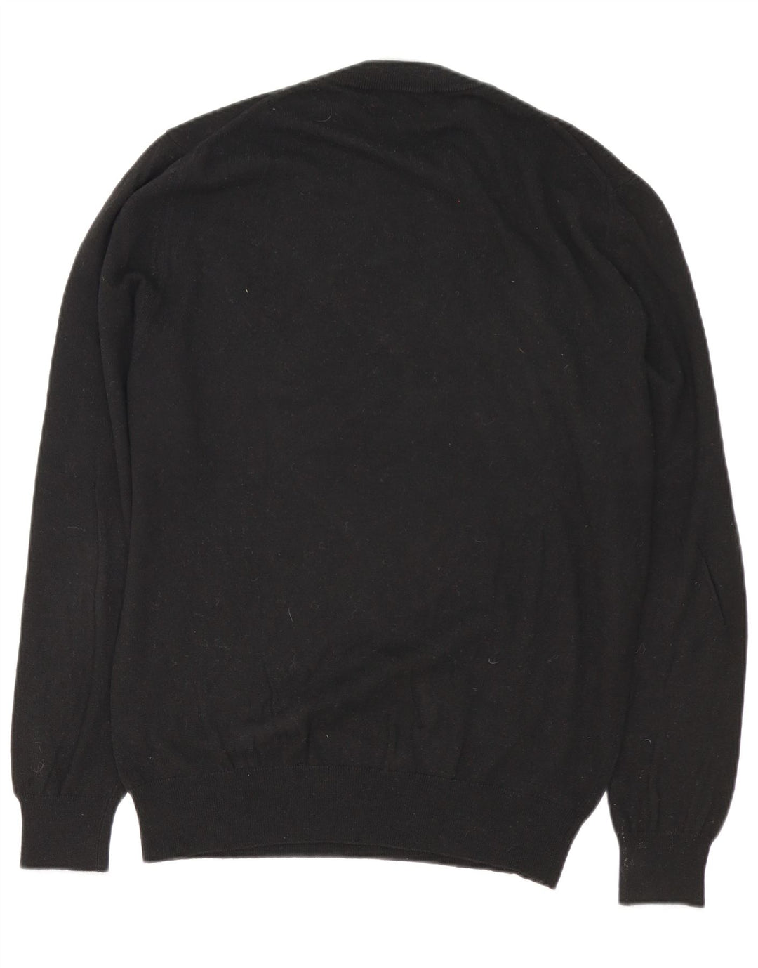 Trussardi Herren-Pullover mit Rundhalsausschnitt, XL, Schwarz, Polyamid