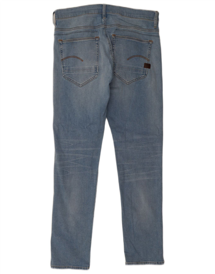 G-Star Herren Slim Jeans W32 L32 Blaue Baumwolle