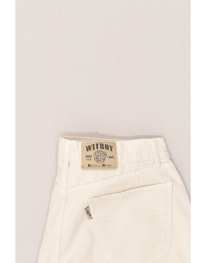 WITBOY Womens Tapered Jeans W36 L24 Beige Cotton | Vintage WITBOY | Thrift | Second-Hand WITBOY | Used Clothing | Messina Hembry 