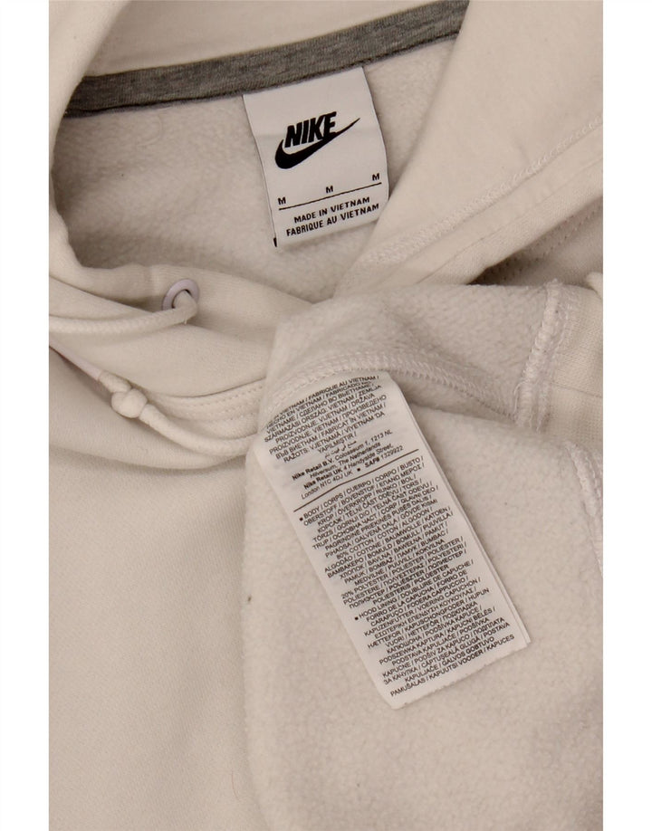 Nike Herren Kapuzenpullover aus mittelweißer Baumwolle