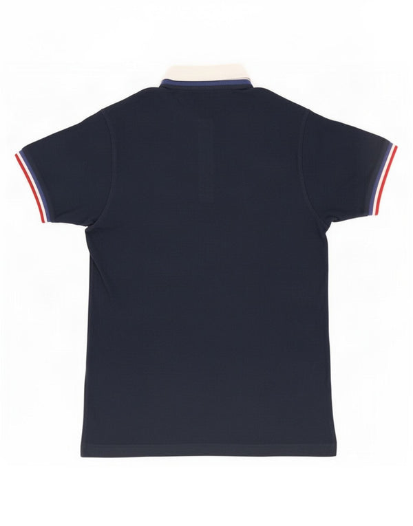 Fred Perry Poloshirt für Jungen, 15–16 Jahre, marineblau, Colourblock-Baumwolle