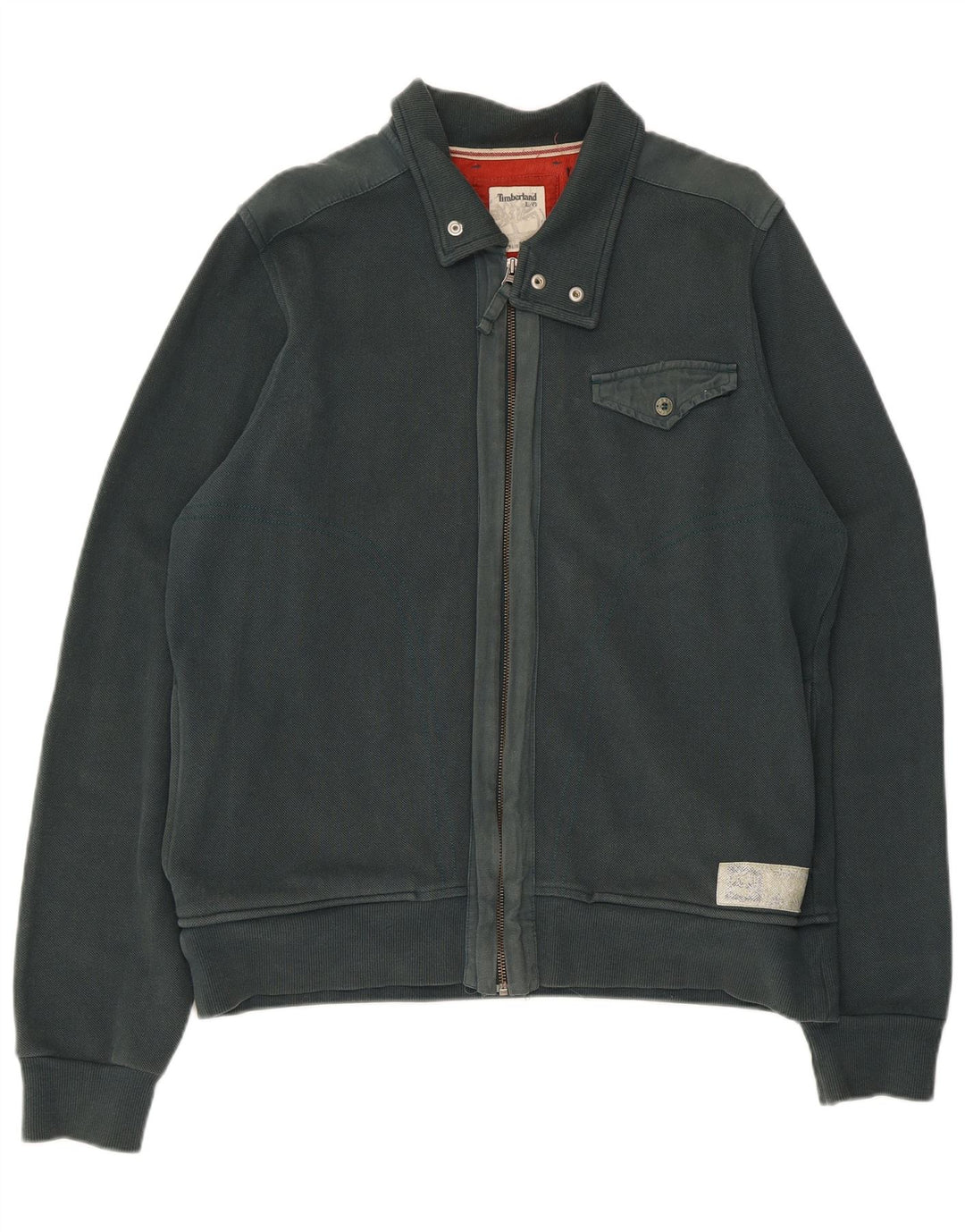 Timberland Herren-Trainingsanzug-Top-Jacke, große grüne Baumwolle