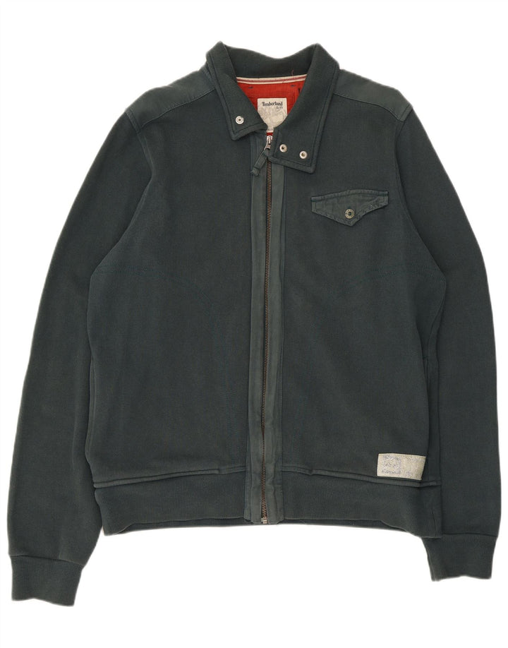 Timberland Herren-Trainingsanzug-Top-Jacke, große grüne Baumwolle