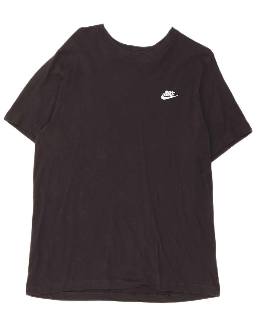 Nike Herren T-Shirt Top Large Schwarz Baumwolle