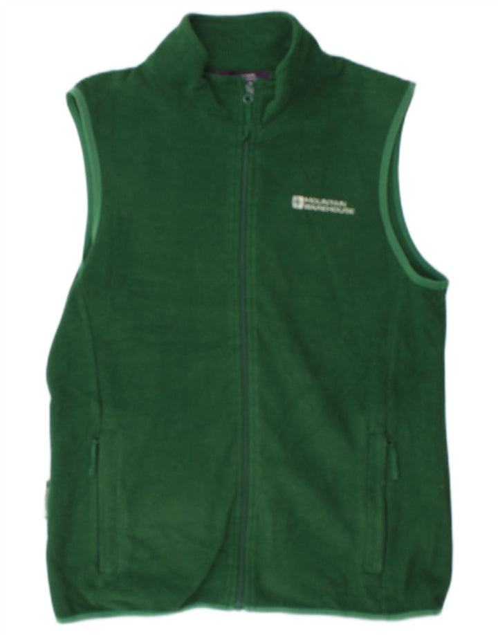 Mountain Warehouse Herren-Fleeceweste UK 12 Mittelgrünes Polyester