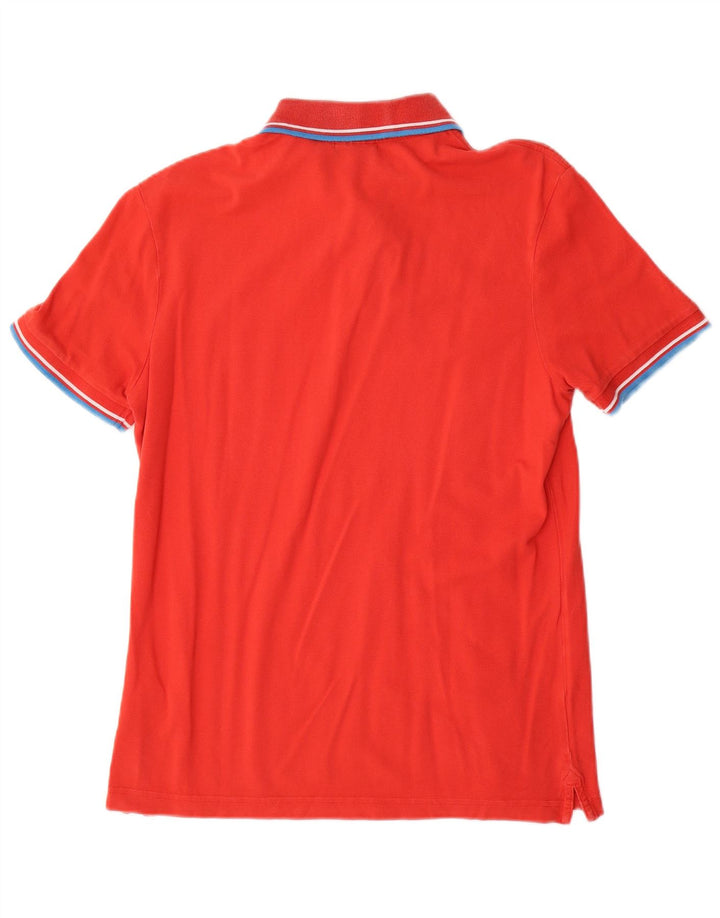 Diadora Herren-Poloshirt, große rote Baumwolle