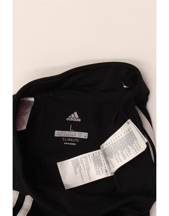 Adidas Climalite-Leggings für Mädchen, 13–14 Jahre, groß, schwarzes Polyester