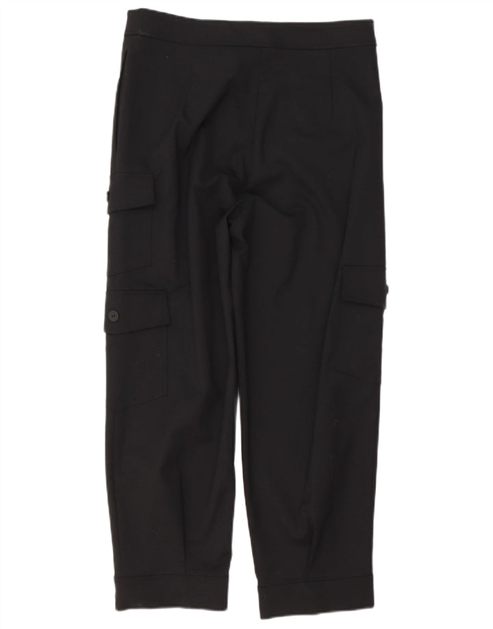 Gerade Cargo-Hose für Damen von Sundek, Größe M, W30, L26, Schwarz, Baumwolle