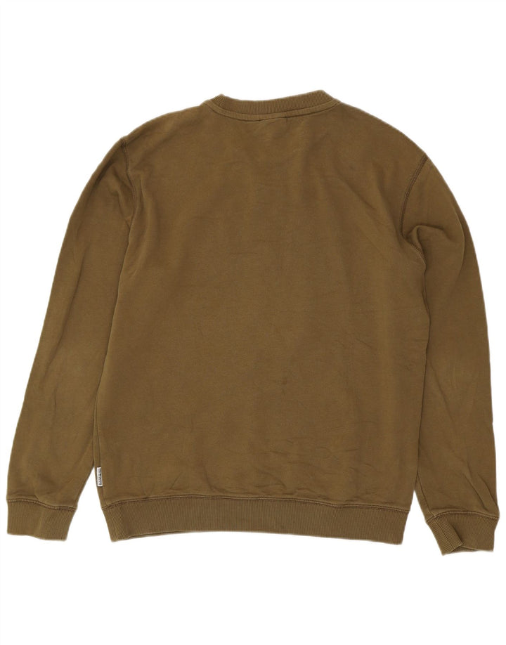 Napapijri Herren-Sweatshirt mit Grafik, Größe L, Khaki