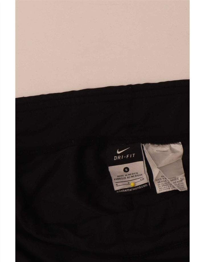 Nike Damen Dri Fit Sport Shorts UK 10 Small Schwarz Polyester