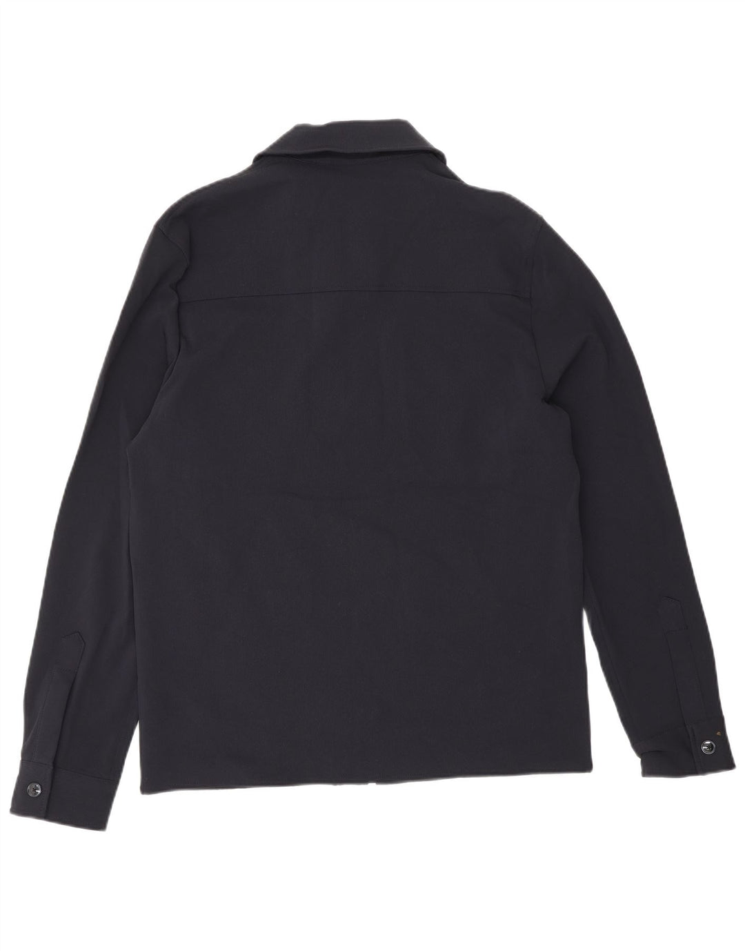 Zara Herren Utility Jacke UK 38 Medium Marineblau Polyester