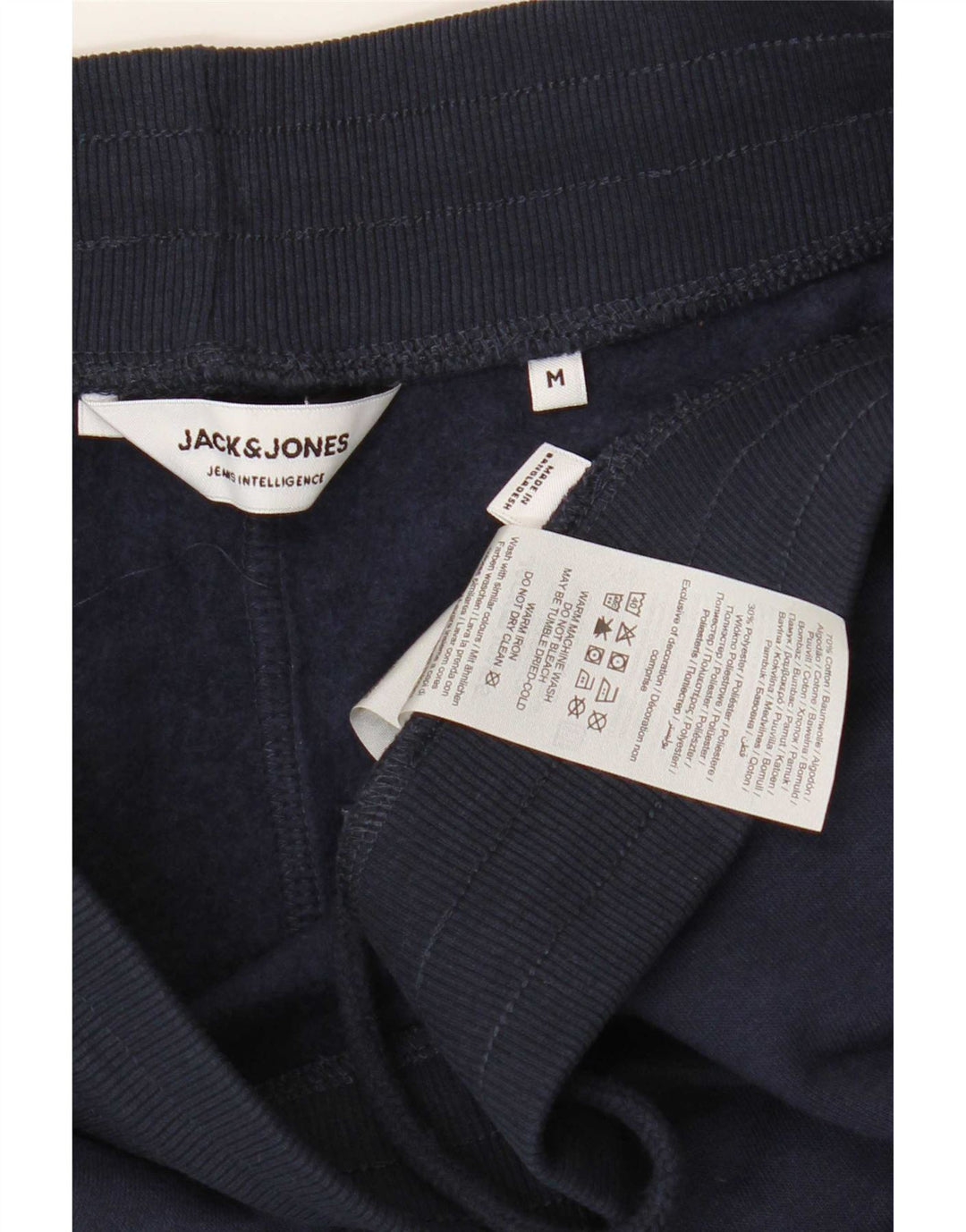 Jack & Jones Herren-Trainingshose mit grafischem Muster, mittleres Marineblau