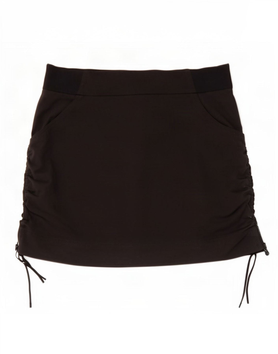 Columbia Damen-Minirock, Größe L, W34, schwarzes Nylon