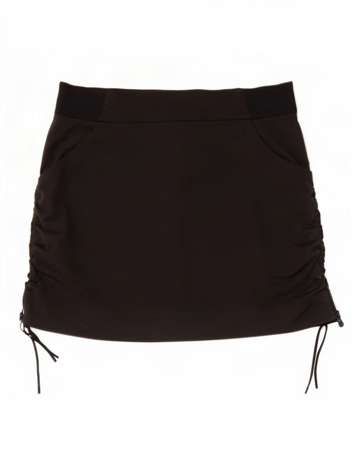 Columbia Damen-Minirock, Größe L, W34, schwarzes Nylon