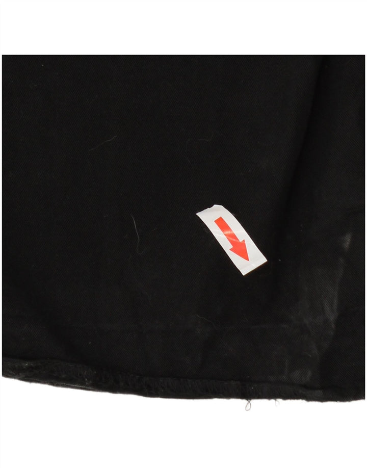 Marks & Spencer Damen Chino-Hose mit Pegged, Größe S, W26, L34, schwarzes Lyocell