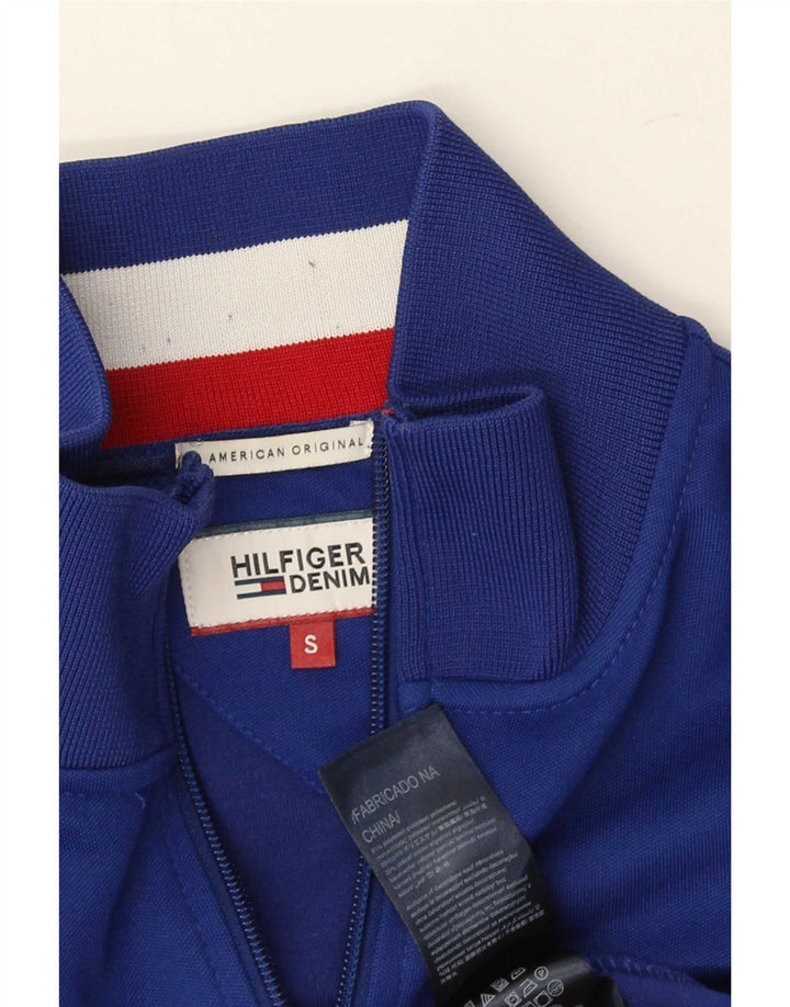 Tommy Hilfiger Herren-Trainingsanzug-Oberteil, Jacke, klein, blau, Polyester