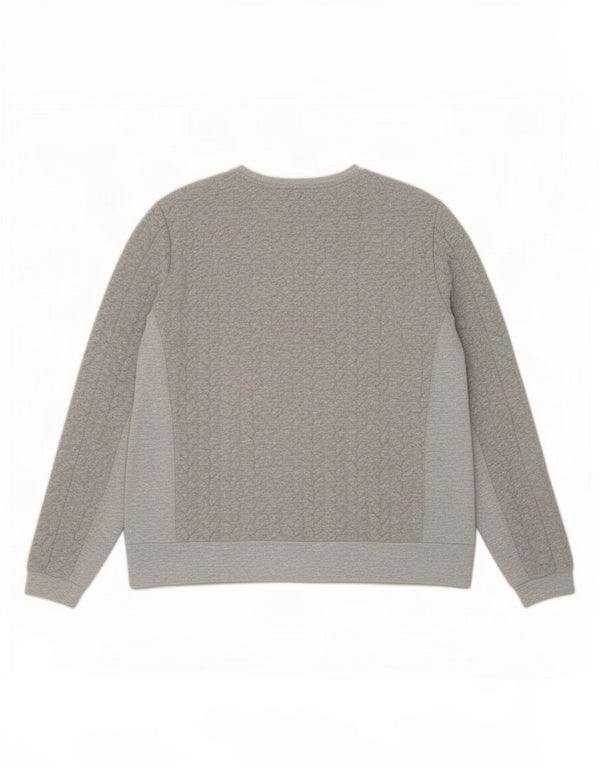 Zara Damen Sweatshirt-Pullover UK 14 Mittelgrau