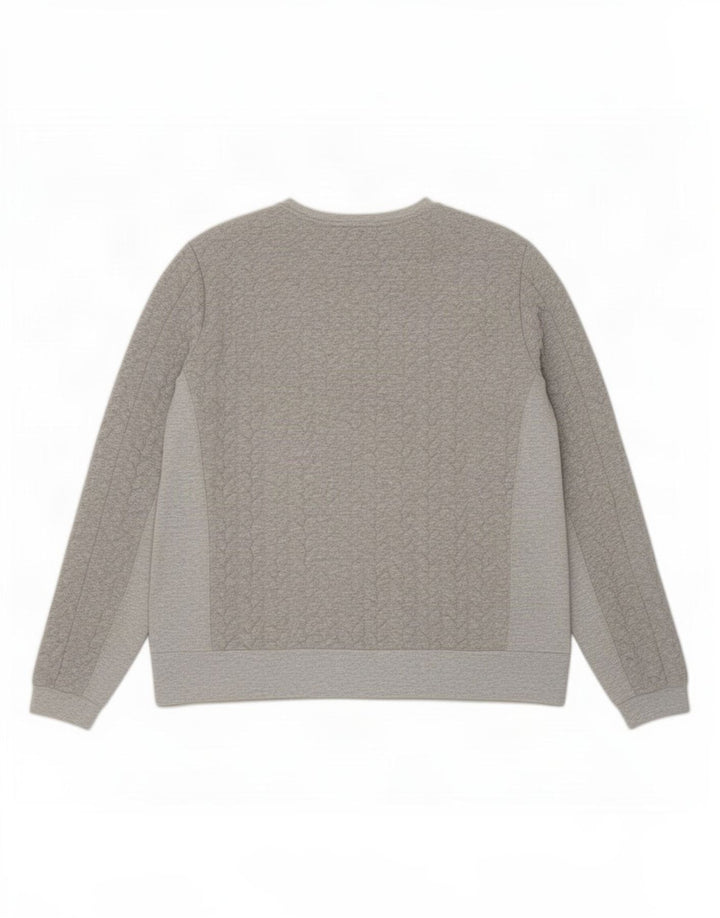 Zara Damen Sweatshirt-Pullover UK 14 Mittelgrau