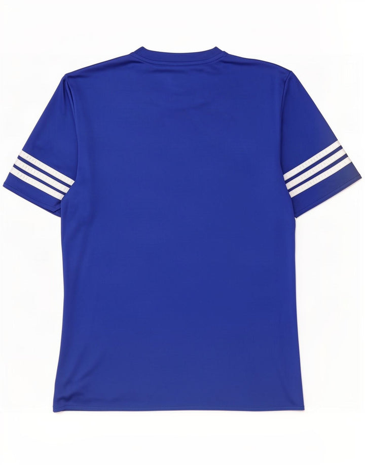Adidas Herren Climalite T-Shirt Top Mittelblaues Polyester