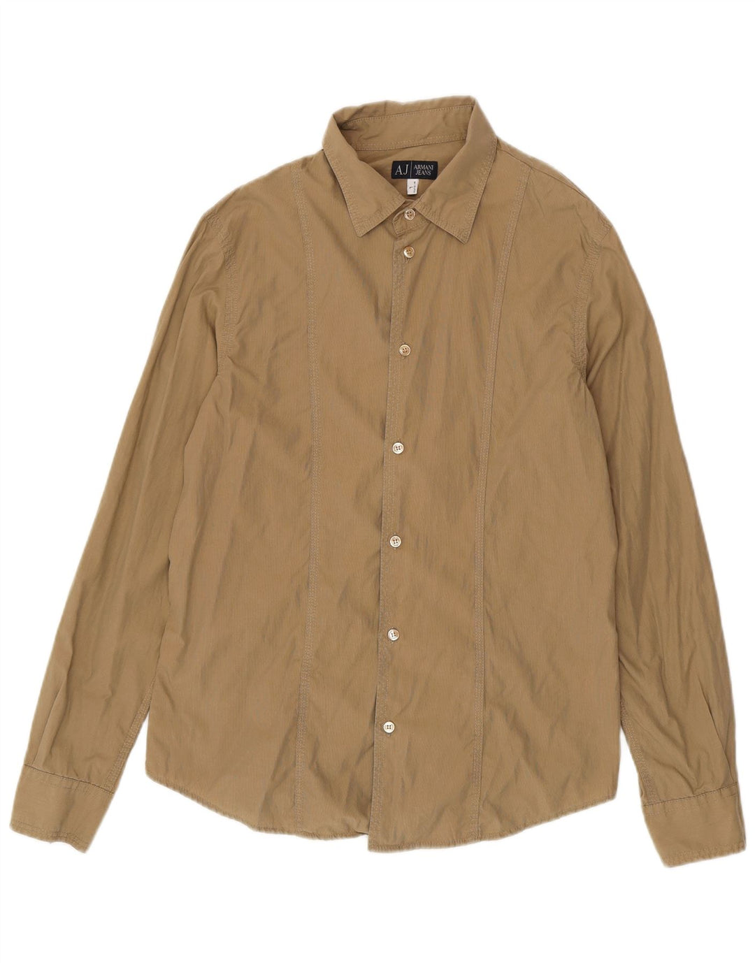 Armani Jeans Herrenhemd Large Beige